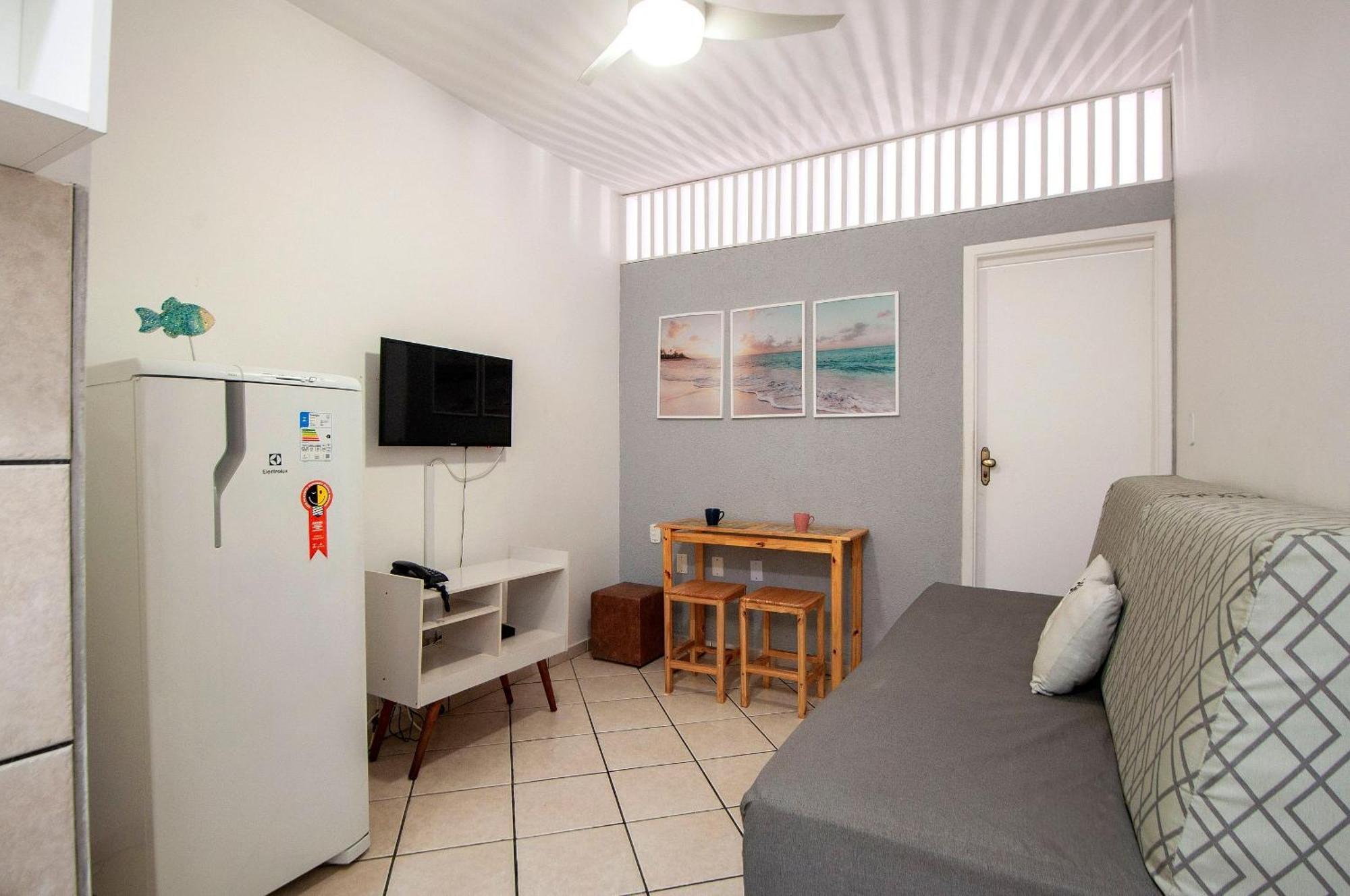 Flat No Boulevard Center Com Piscina E Sauna Guaruja